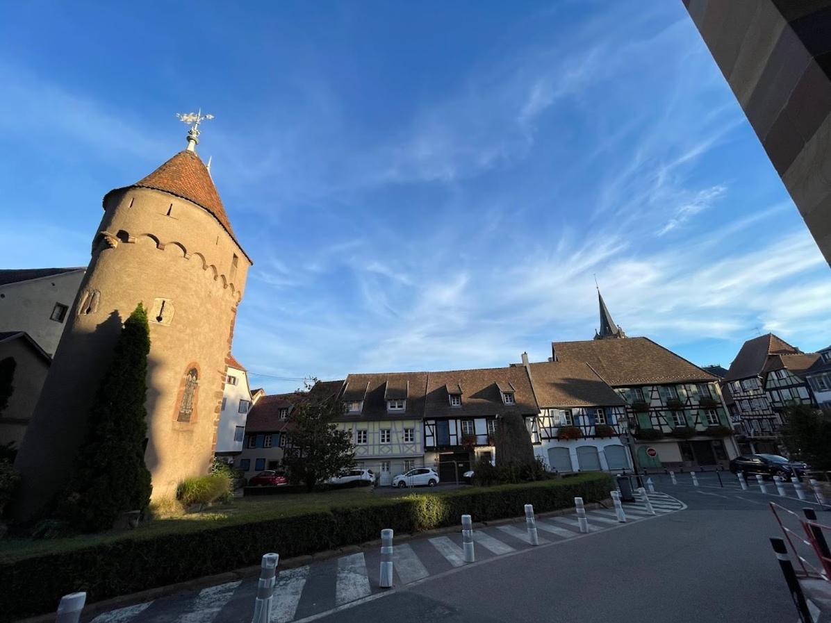 Le Beffroi Appartement Obernai Buitenkant foto